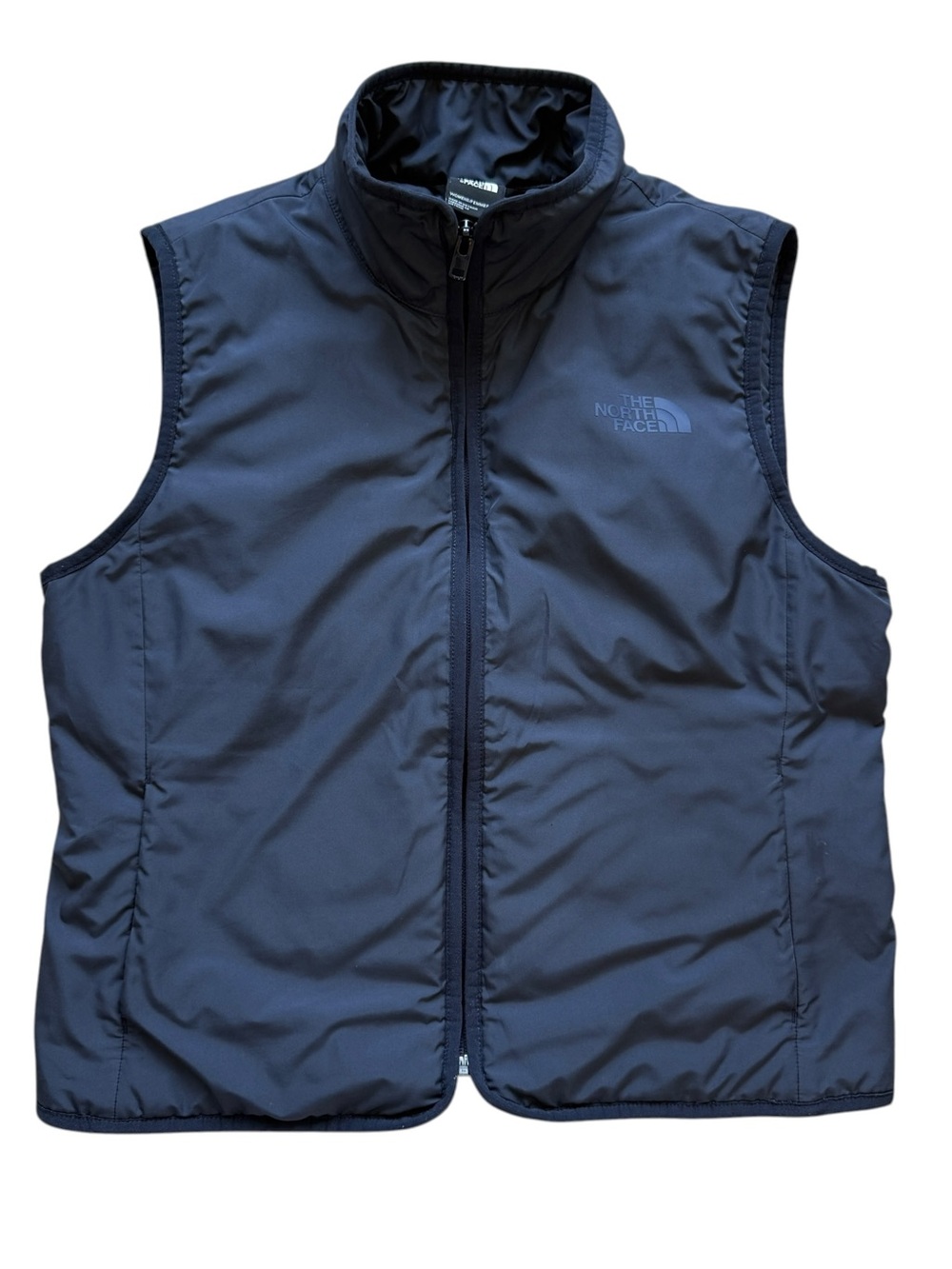 The North Face Women’s Navy Blue Insulated Full Zip Vest M Outdoor Hiking Layer